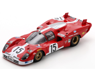 FERRARI 512S 5.0L V12 Team Scuderia FILIPINETTI №15 24h Le Mans 1970 Mike Parkes - Herbert Mueller