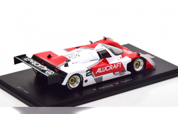 PORSCHE 962C 1989, red / white