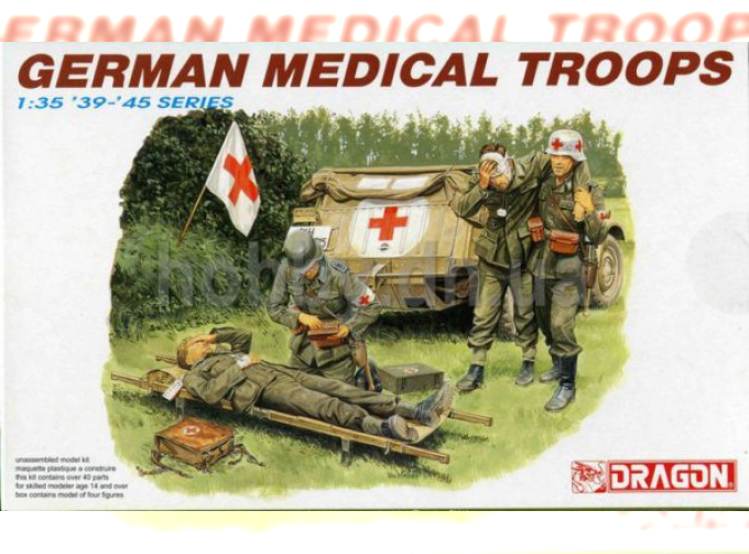 Сборная модель Солдаты German Medical Troops