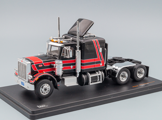 PETERBILT 359 (1973), black / red