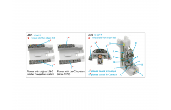 3D Декаль интерьера кабины CF-104 late (Hasegawa)