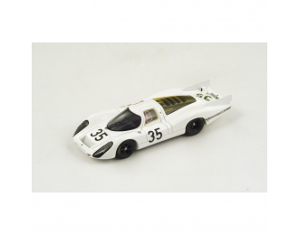 PORSCHE 907, 35 Le Mans 1968, white