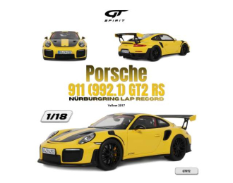 PORSCHE 911 (992.1) GTS2 RS Nurburgring Lap Record (2017), yellow