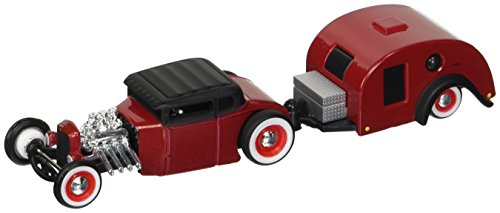 Ford Model A / Alameda Trailer 1929 (красно-черный)