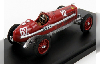 ALFA ROMEO F1 P3 Tipo B №62 Winner Coppa Acerbo (1933) L.fagioli, Red