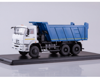 Камский грузовик 6522-6011-43 (Euro 4, рестайлинг) самосвал, белый / синий