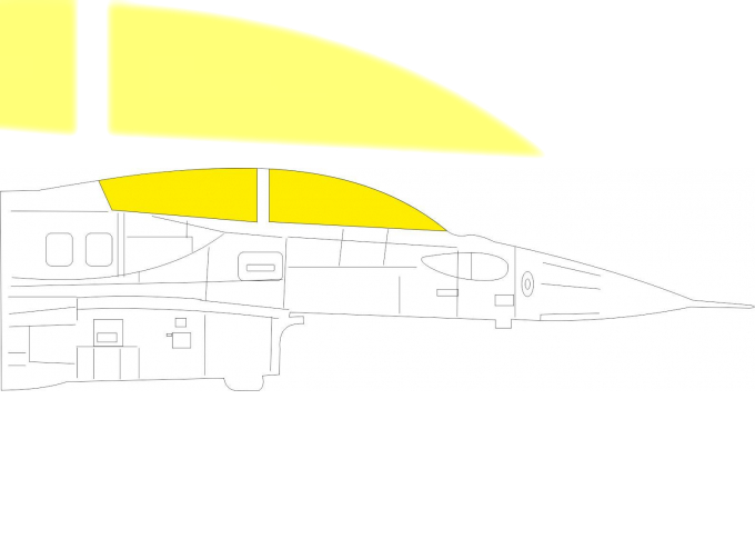 Окрасочная маска для F-16I SUFA