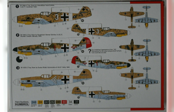 Сборная модель Самолет Messerschmitt Bf 109G-2 "Trop"