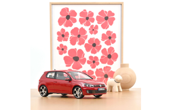 VOLKSWAGEN GOLF VI GTi (2009), orange