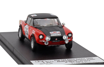 FIAT 124 Sport 1600 Spider (night version) №75 Rally TAP Alcide Paganelli - Ninni Russo (1972)