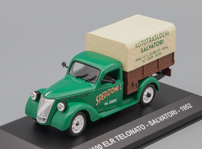 FIAT 1100 ELR "TELONATO SALVATORI" 1952 Green/Beige