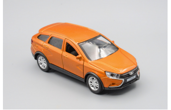 LADA Vesta SW Cross, 12 см, оранжевый