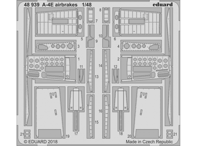 Фототравление A-4E воздушные тормоза