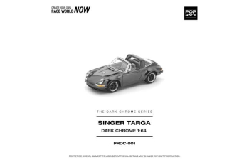 PORSCHE Singer Targa *The Dark Chrome Series*, dark chrome