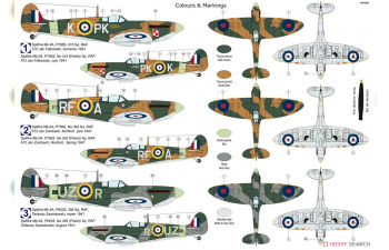 Сборная модель Supermarine Spitfire Mk.IIa "Polish Eagles"