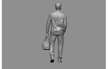 Фигурка Парень с сумкой (под покраску)