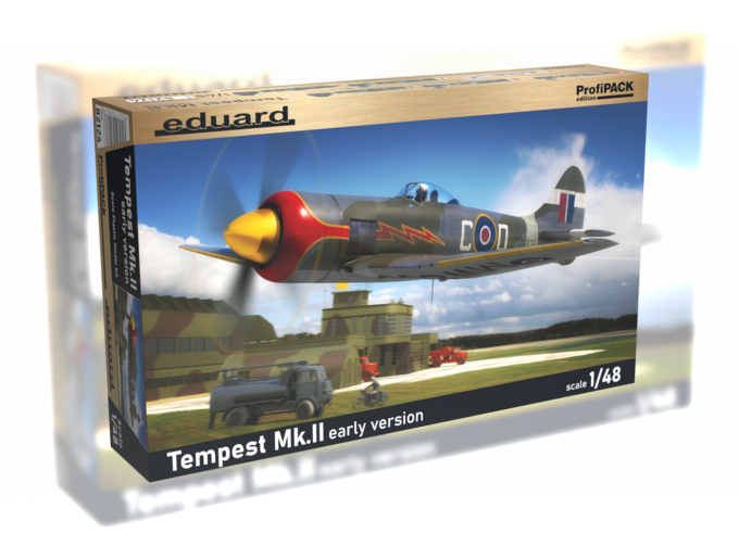 Сборная модель Истребитель Tempest Mk. II ранняя версия