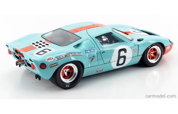 FORD GT40 4.9L V8 Team JW Automotive engineering №6 Winner 24h Le Mans Jacky Ickx - Jackie Oliver (1969)