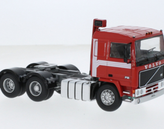 VOLVO F12 Tractor Truck 3-assi (1984), red