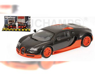 BUGATTI Veyron Gran Sport - WORLD RECORD CAR - TOP GEAR (2011), carbon-orange