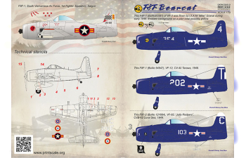 F8F Bearcat Wet decal