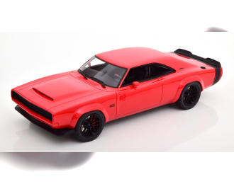 DODGE Super Charger (1968), rot/mattschwarz