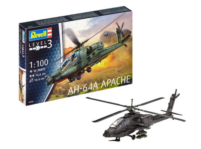 Сборная модель Американский вертолет AH-64 APACHE