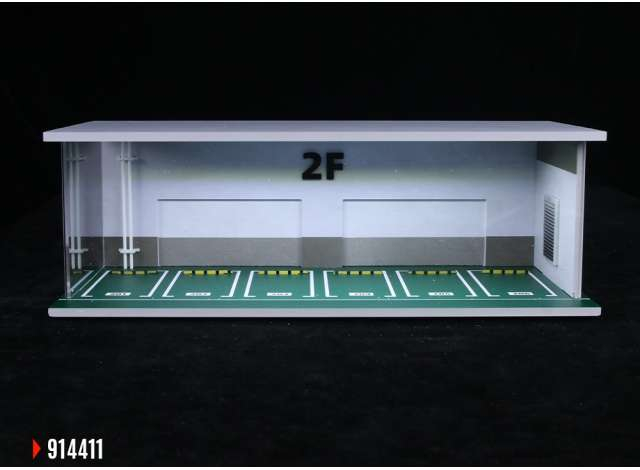 Diorama B2-F with light, various