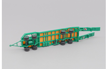 MERCEDES-BENZ Unimog Euro I mit Tieflader 4a, green