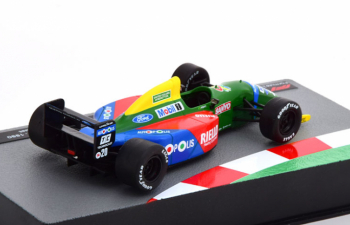 BENETTON F1 B190 Ford N 20 Season (1990) Nelson Piquet, Green Red Blue