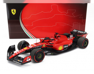FERRARI F1  Sf-23 Team Scuderia Ferrari №16 Bahrain Gp (2023) Charles Leclerc, Red Black
