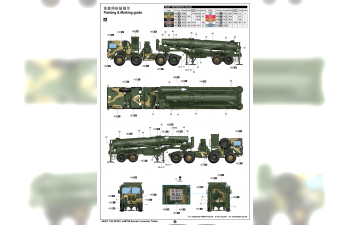 Сборная модель M1001 W/M790 Erector Lanucher Trailer