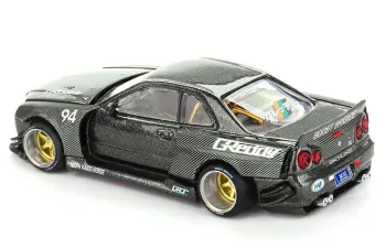 NISSAN Skyline GT-R (R34) Kaido Works Greddy V2 (1999), grey