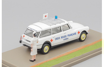 CITROEN ID19 Break Ambulance "Croix Rouge Francaise" (1967), white