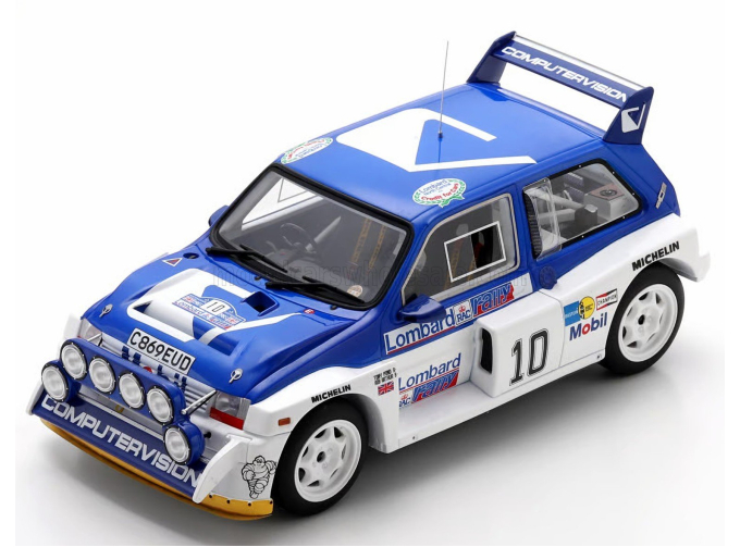MG METRO 6R4 Mobil №10 3rd Rally RAC Lombard (1985) Tony Pond - Rob Arthur