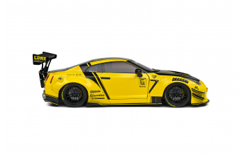 NISSAN GT-R (R35) LBWK Bodykit Type 2, yellow / black