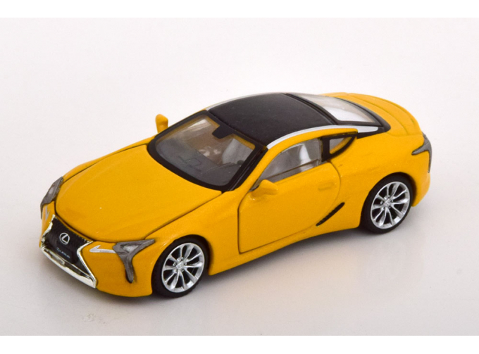 LEXUS LC500, yellow metallic black