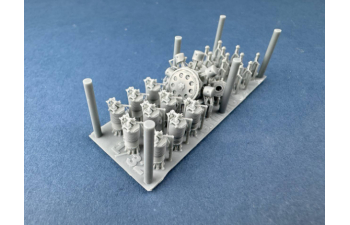 Сборная модель Авиационный двигатель Le Rhone 9C мощностью 80 л. с.