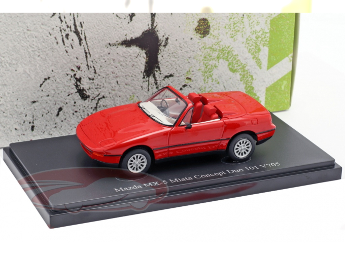 MAZDA MX-5 Miata Concept Duo 101 V705 Japan 1984 red