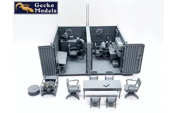 Сборная модель US Military Base Temporary Command Station Vietnam War Era