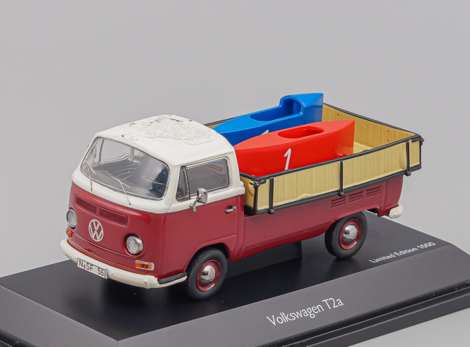 (Уценка!) VOLKSWAGEN T2a + Seifenkisten, dark red / beige