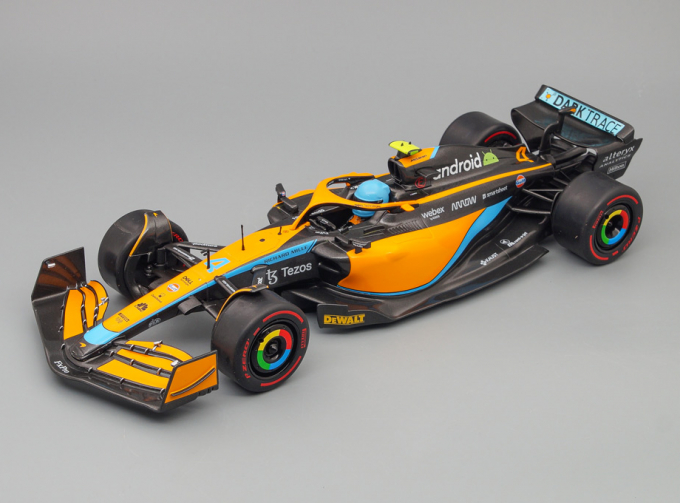 McLAREN F1 Mcl36 Mercedes Team Mclaren N 4 3rd Emilia Romagna Italy Gp 2022 Lando Norris, Orange Light Blue