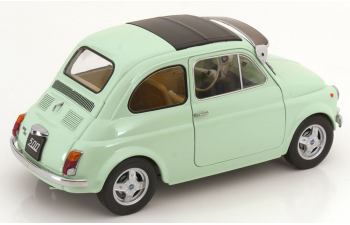 FIAT 500 F Custom with removable Softtop (1968), mint green