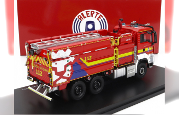 MAN Tgs 28.460 Tanker Truck Gallin Ccgc/gtlf Sapeurs Pompiers Colmar Berg Luxembourg (2020), Red White Yellow