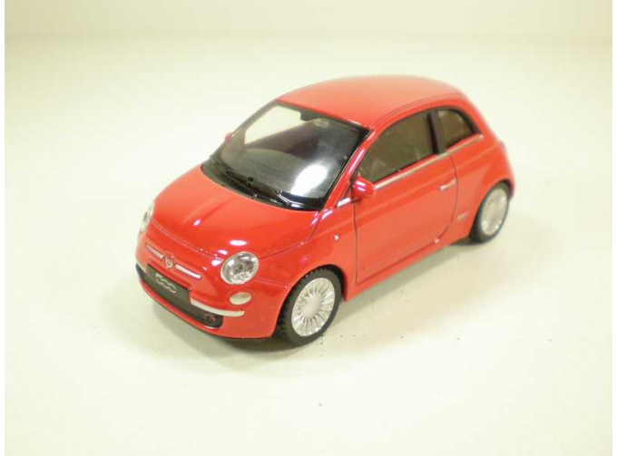 FIAT 500 (2007), red