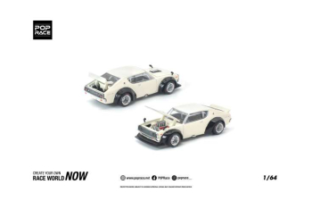 NISSAN Skyline KPGC110 Kenmeri, white