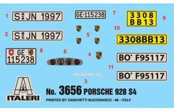 Сборная модель Porsche 928 S4