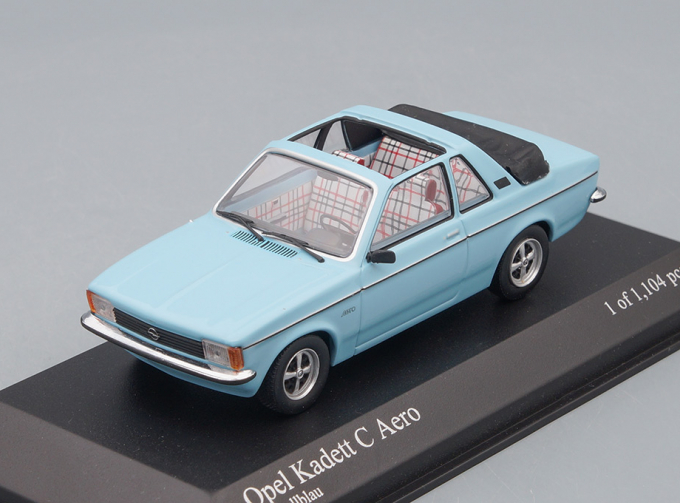 OPEL Kadett C Aero 1977, light blue