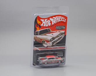 CHEVROLET Bel Air #5, silver / red