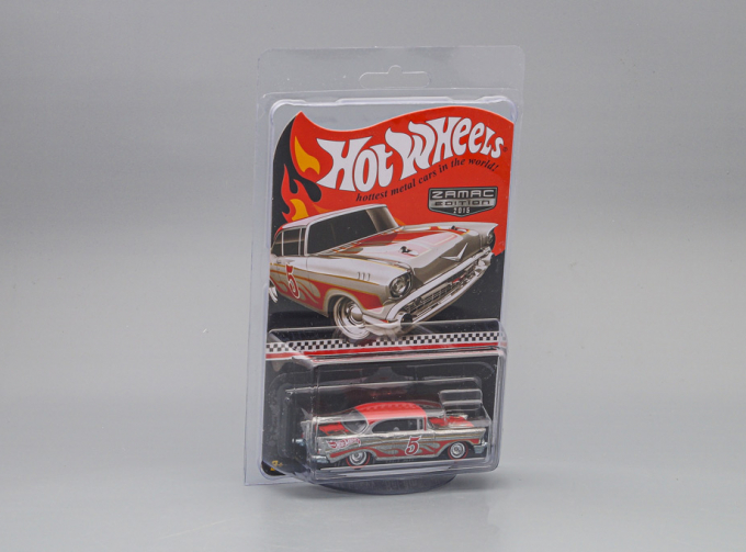 CHEVROLET Bel Air #5, silver / red